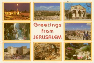 Greetings from Jerusalem