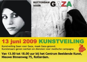 Salima Belhaj en Rotterdam Voor Gaza