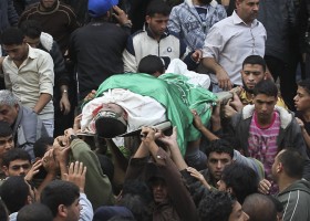De media over de doden in het Gaza conflict