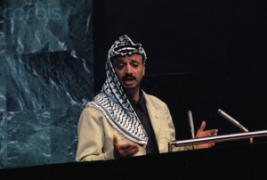 Yasser Arafat Addressing the U.N. General Assembly