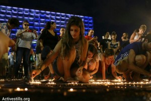 Israelis-protesting-Gaza-war-in-Tel-Aviv